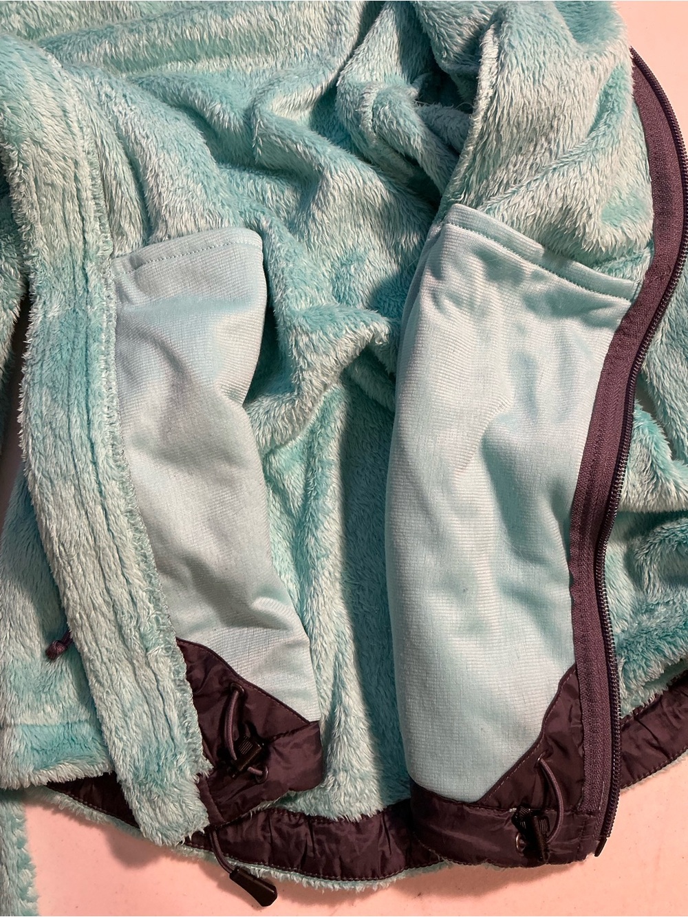 The North Face Women's Osito Fleece Jacket XS Turquois Teal Full Zip - Picture 5 of 5